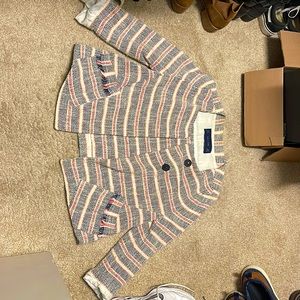 ZARA slightly cropped tweed jacket with fringe blazer. Very good condition.